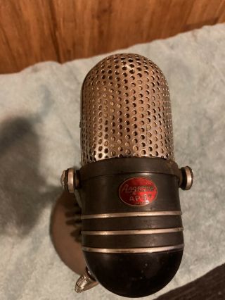 Vintage Argonne Ar - 57 Japan Pill Microphone With Switch Stand