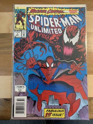 Spider - Man Unlimited 1 " Key " Issue Vf/nm (1993) Marvel Comics