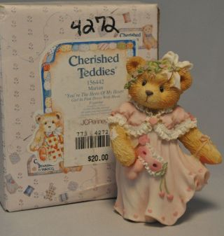 Cherished Teddies: Marian - Girl With Pink Dress - You 