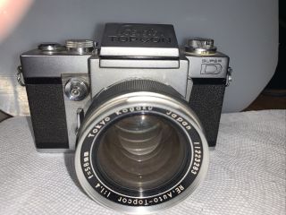 Vintage Beseler Topcon D W/ 58mm F1.  4 Fully.  Battery.