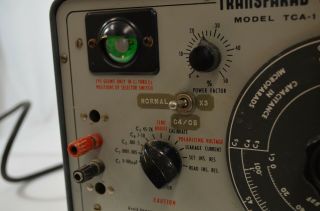 Sprague Transfarad Capacitor Analyzer Model TCA - 1 Vintage Cap Tester USA 2