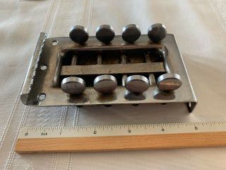 Vintage 1950’s Fender 8 - String Pedal Or Lap Steel Tuner Head Plate With Machines