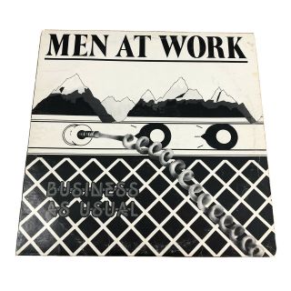Vintage 1981 Business As Usual Men At Work Green Vinyl Record Pcc 90667 Lp - R32