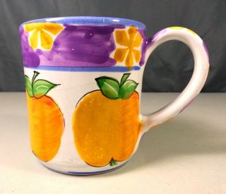 Mesa International Cup Handcrafted In Hungary Mug Elkins Hampshire - Oranges