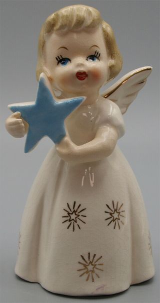 Vintage Ceramic Angel Holding A Star