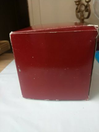 Vintage Avon Country Christmas Recipe Box NIOB Looks like 2