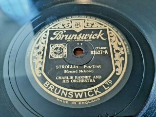 78rpm: Charlie Barnet And His Orchestra - Strollin 