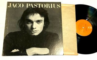1st Self - Titled Debut S/t By Jaco Pastorius Lp Jazz Bass Virtuoso Ex