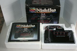 Vintage Nishika N8000 35mm 3d Quadrascopic Lenticular Film Camera