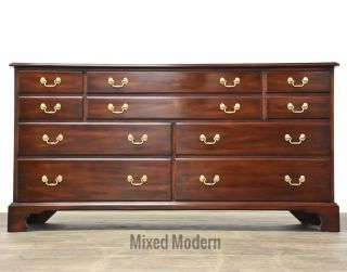 Solid Mahogany Dresser By Henkel Harris Tradition 29