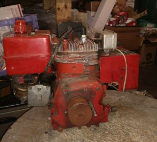Vintage Tecumseh 4 HP 4 Cycle Engine toro 4/21 snowblower electric start motor 2