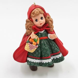 1997 Hallmark Ornament Madame Alexander Series Little Red Riding Hood 1991