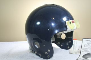 Riddell Vtg Football Helmet Size Large Vsr1 Nos Navy Bears Rams Ww