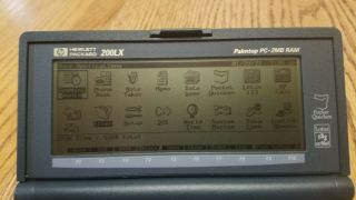VIntage HP 200LX Palmtop,  fine.  cosmetically. 2