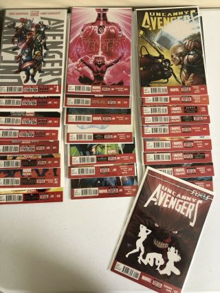 Uncanny Avengers 2012 - 2014 | Volume 1 | Marvel Complete Set 1 - 25 {t - X}