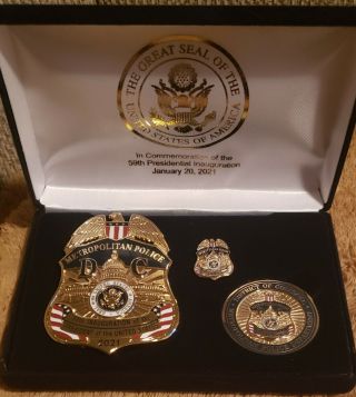 59th Presidential Inauguration Law Enforcement Badge Set - Biden/harris