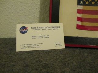 NASA STS - 1 SPACE SHUTTLE COLUMBIA FLOWN FLAG AWARD CERTIFICATE YOUNG / CRIPPEN 2