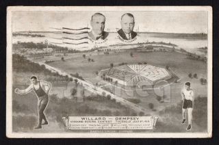 Bundle 1919 Willard Vs Dempsey,  Pc 1919 Rppc Jack Dempsey,  1947 Dodgers