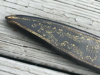 Civil War D - Guard Bowie Knife Macon Arsenal South Carolina Confederate Gold Foil 5