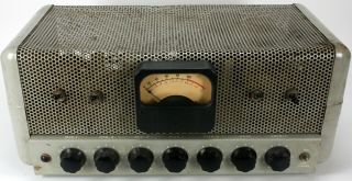 Vintage Dukane 1u460a Guitar Tube Amplifier - 3 Microphone Inputs & Guage