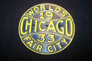 Vintage 1933 Chicago World 