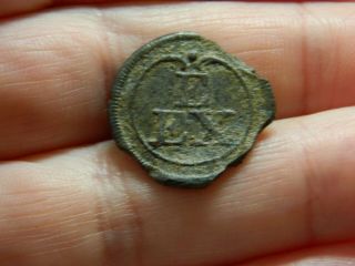Un Researched Post Medieval Pewter Yeomanry Militia ? Button Detecting Detector