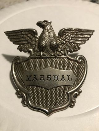 Marshal Hat Badge