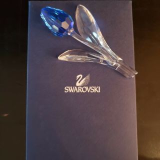 Swarovski Crystal Blue Tulip.
