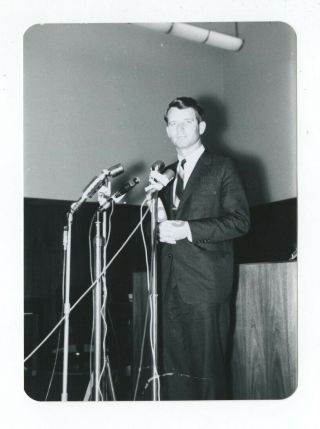 Robert F.  Kennedy - Attorney General - Brother Of Jkf - Vintage 1962 Photo