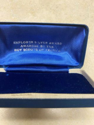 Boy Scout Explorer Silver Award Type 1 Box Only 2