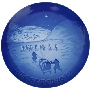 Collectors Christmas In Greenland 1972 Bing And Grondahl Christmas Plate W/ Box