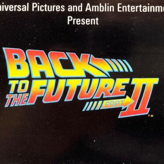 Vintage 1989 Back To The Future Part Ii 2 Pre - Release Screening Ticket Fox Lloyd