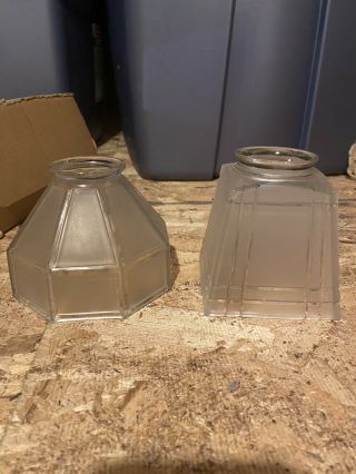 2 Single Mission Arts And Crafts Lighting Shades