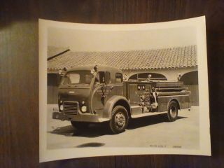 1956 White Body Model 3028f Kern County Fire Department,  California,  Photograph