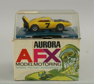 Vintage 1971 Aurora Afx Model Motoring A/fx Dodge Daytona Charger 1753 Mib