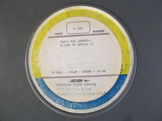THE EAGLE HAS LANDED FLIGHT OF APOLLO 11 16MM COLOR FILM MOVIE WITH SOUND 2