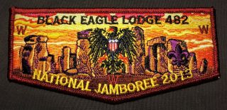 Black Eagle Oa Lodge 482 Bsa Transatlantic Council 2013 Jamboree Flap Delegate