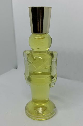 Vintage Avon Moonwind Cologne Toy Soldier Glass Full.  75 Fl Oz Bottle