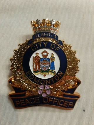Canadian Law Enforcement Cap Badge