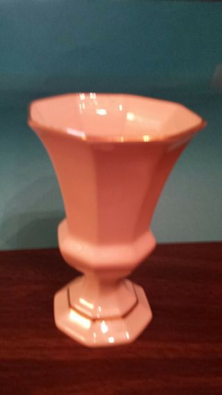 Cream Lenox Diana 5 " Bud Vase With Gold Trim In Cond,  Dainty (a3)