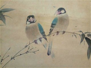 Chinese 100 Hand Scroll Painting " Birds & Flowers " By Yan Bolong 颜伯龙w