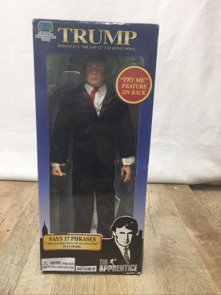 2004 Donald J.  Trump The Apprentice 12 " Talking Figure Doll
