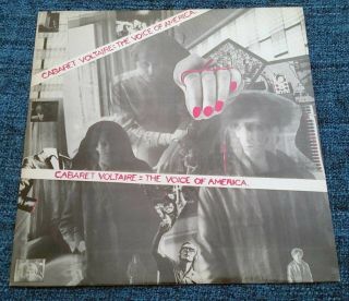 Cabaret Voltaire ‎– The Voice Of America - 12 " Lp Vinyl Record Uk 1980 Ex