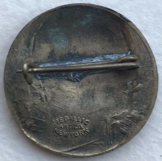 Vtg 1932 HERBERT HOOVER Political Campaign Pin - back Button Medallic Art York 2