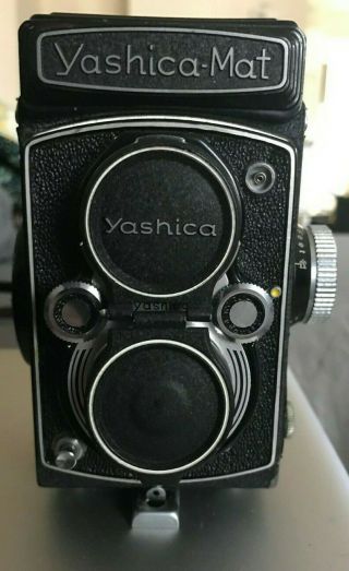 Yashica Mat Vintage Camera W/copal - Mxv Lumaxar 75 Mm Lens