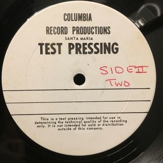 Leroy Hutson Feel The Spirit Test Pressing White Label Dj Promo Rare 1976