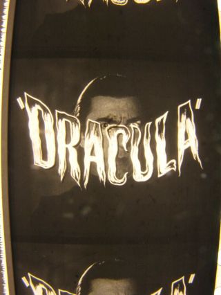 Vintage 35mm Trailer - Dracula Bela Lugosi