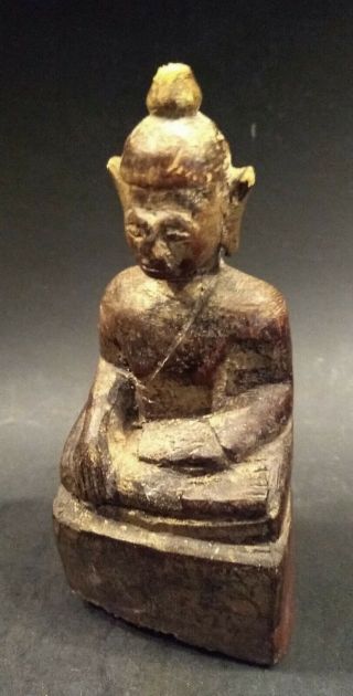 Antique Wooden Buddha - THAILAND - 19th Century or Earlier Old and antique 2