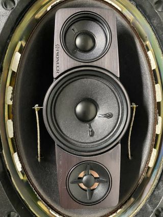 Pioneer TS - 6977 Vintage 6x9 4 - WAY Car Speakers need refoam 3