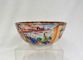 Antique Chinese Porcelain Famille Rose Bowl Qing Dynasty